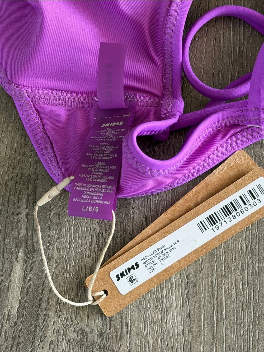 New Skims bikini top L